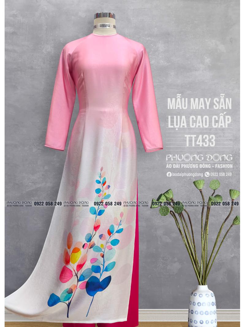 Áo Dài Truyền Thống Lụa Cao Cấp TT433